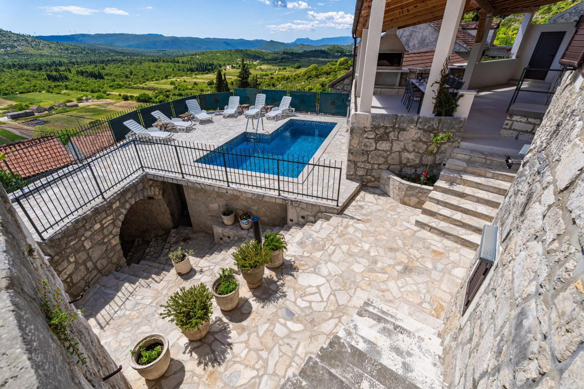 Private Pool Villa - Meditteranean Peace Slano Zewnętrze zdjęcie