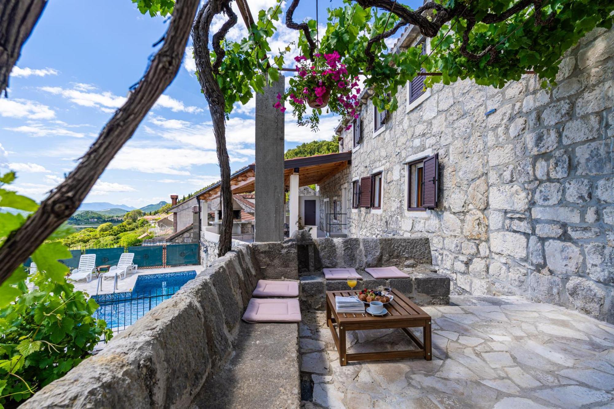 Private Pool Villa - Meditteranean Peace Slano Zewnętrze zdjęcie