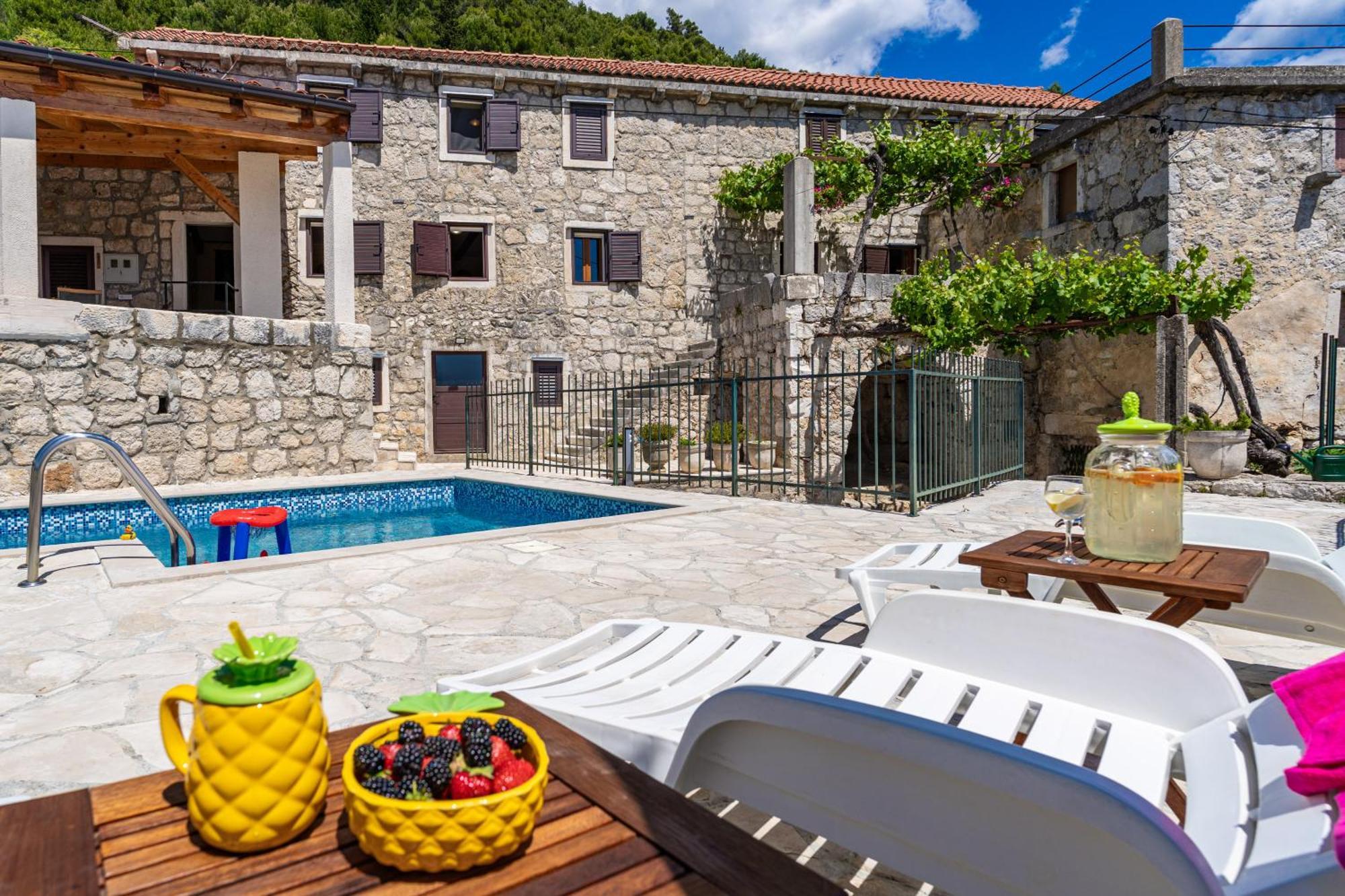 Private Pool Villa - Meditteranean Peace Slano Zewnętrze zdjęcie