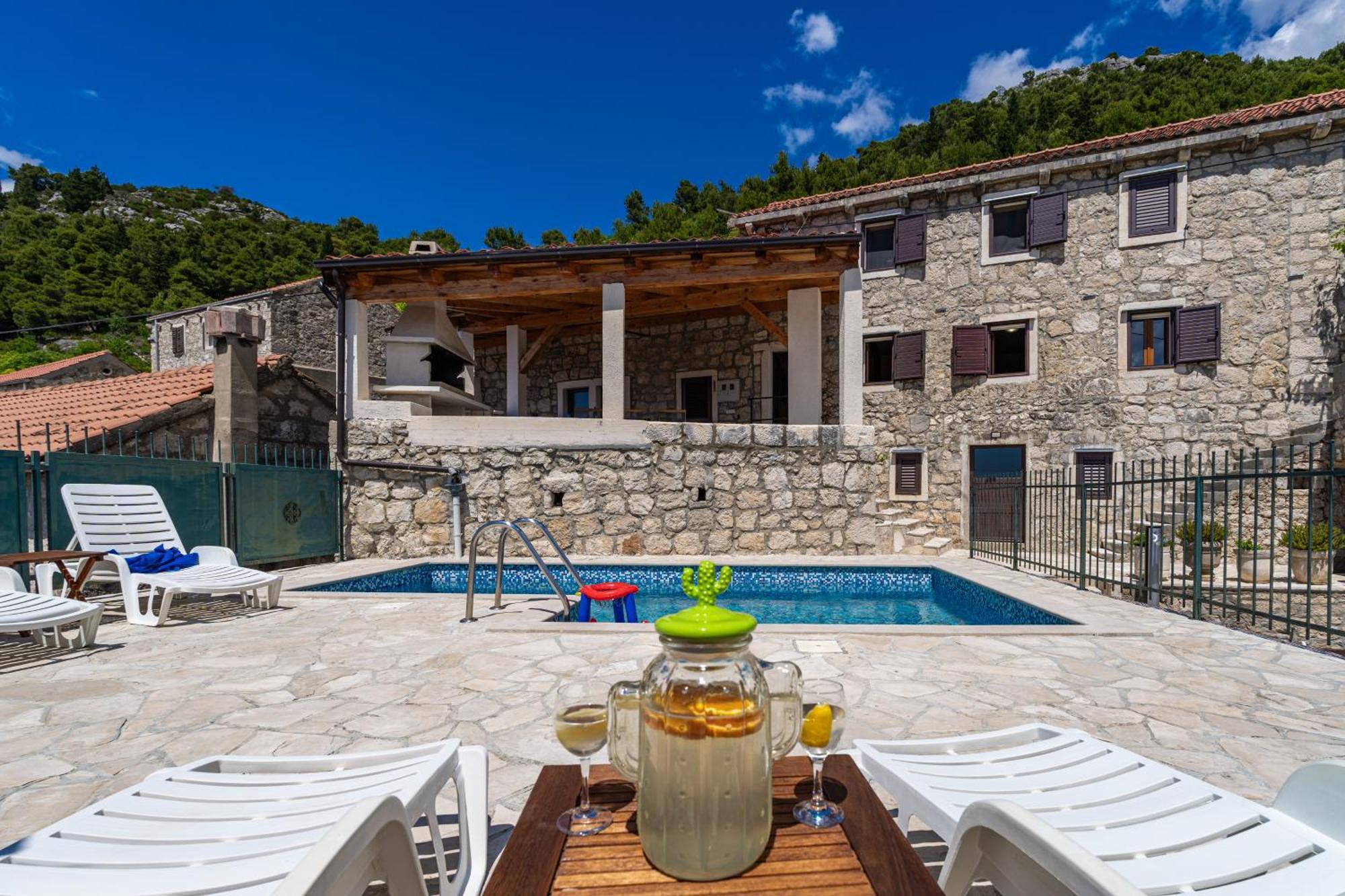Private Pool Villa - Meditteranean Peace Slano Zewnętrze zdjęcie